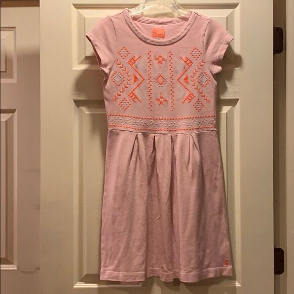 ✨Joules Aztec Embroidered Cotton Dress - Picture 1 of 4